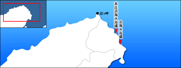 海水浴場エリアマップ【伊根町】