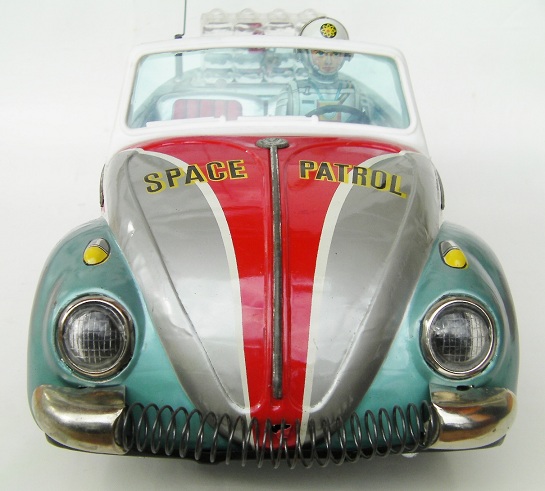 人気SALE100%新品SPACE PATROL CAR スペースパトロールカー ブリキ玩具 レア 自動車